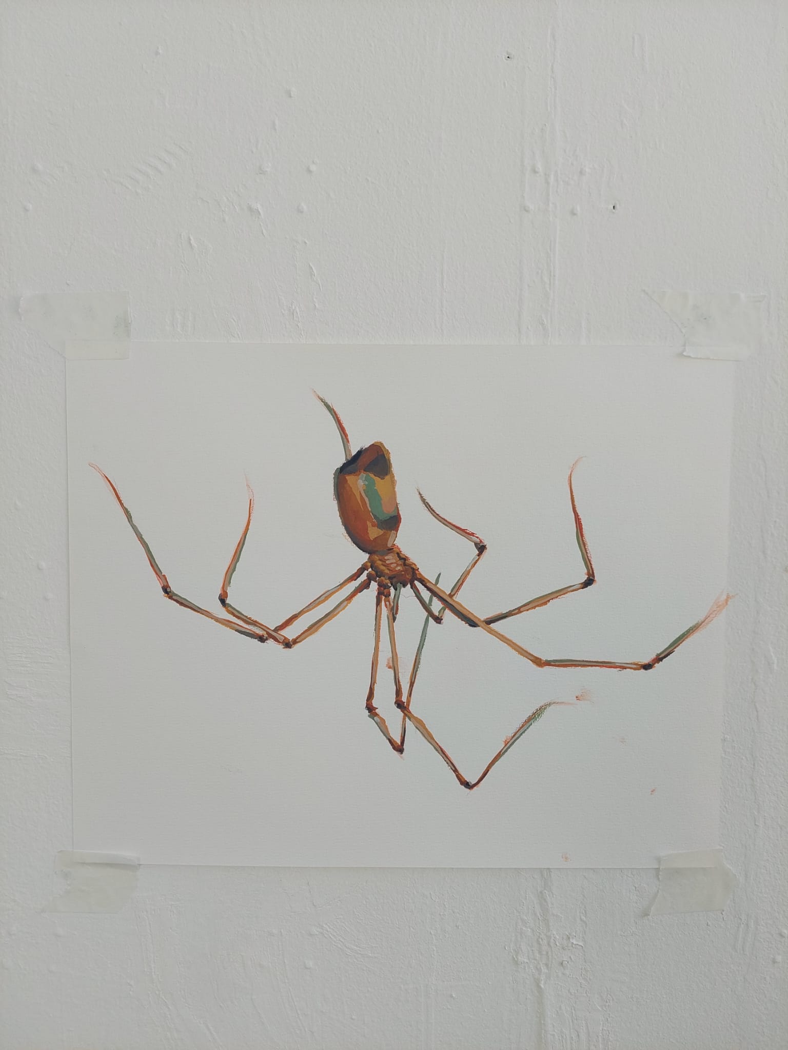 paint and pencil
